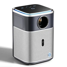 4K Projector With WiFi Bluetooth 5.0 600ANSI 1080P Compatible with iOS/Android