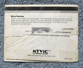 ROCK'N' BALL Instruction Manual - No Game NES Nintendo