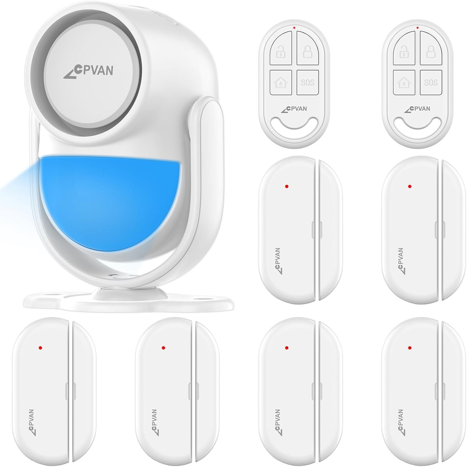 Home Alarm System, WiFi PIR Motion Sensor Alarm, Wireless DIY Smart Door/Window