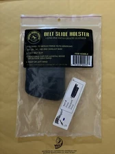 PS Products 036BLK Belt Slide Holster, Small/Medium Auto Guns (H)