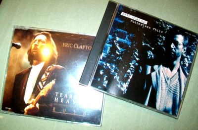 Eric Clapton PROMO CD LOT Tears In Heaven - Motherless Child