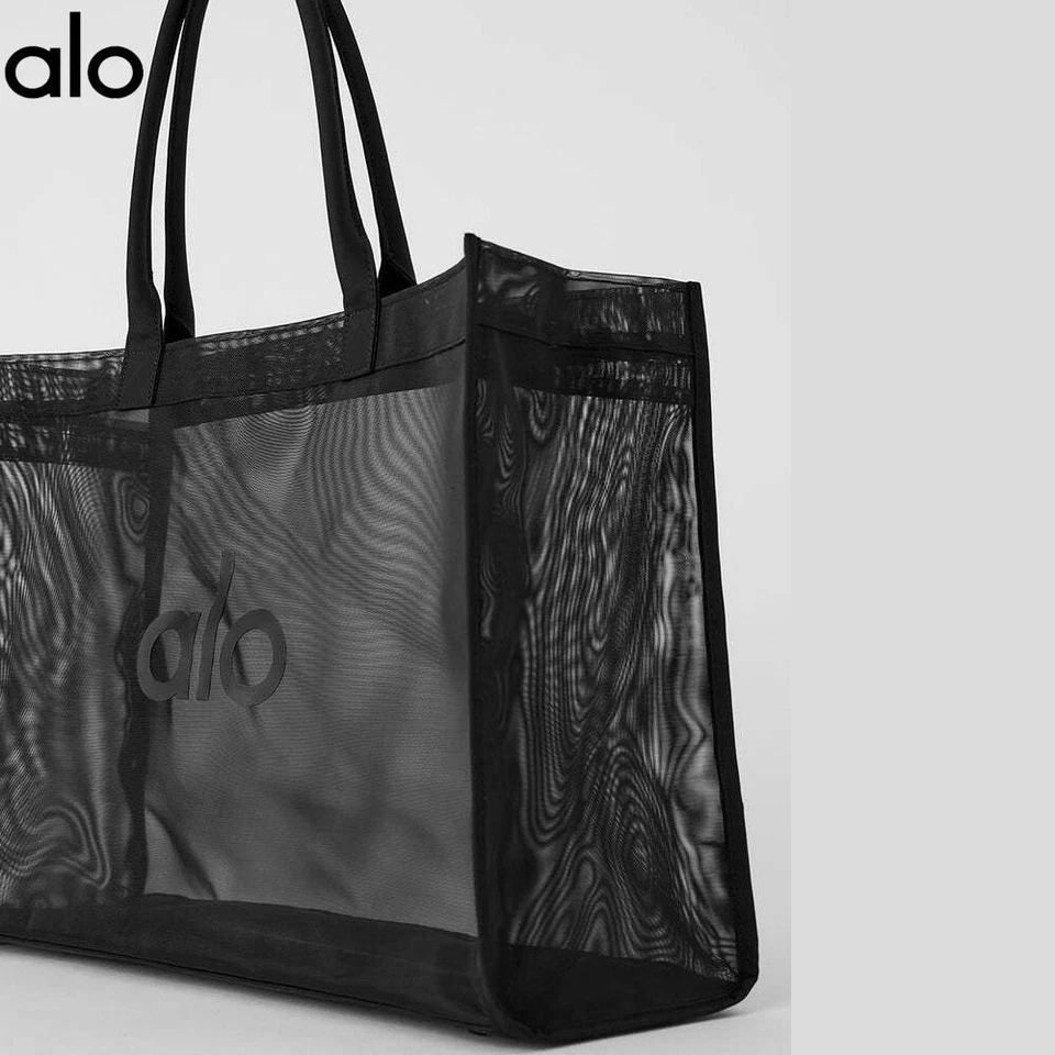 AAALO Bolso de Mano para Mujer Transparente Yoga Fitness Bolso de Bolsillo Grande Foto 3 de 4