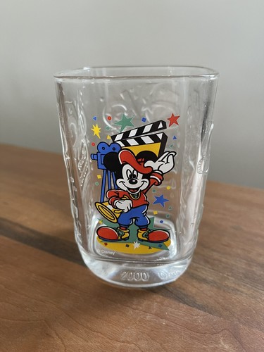 7 Vintage Y2K Mickey Mouse Disney Hollywood Studios McDonalds Glasses Tumblers - Picture 3 of 7
