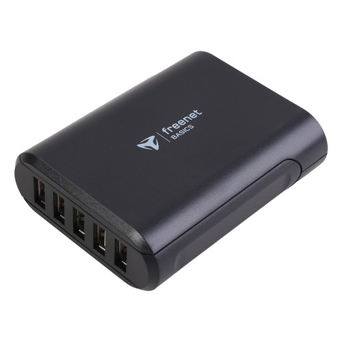 Freenet Schnell Ladegerät 5-Fach 8A Netzteil 5x USB-A-Buchse Desktop Ladestation - Bild 5 von 8