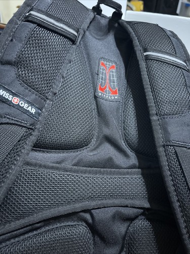 Swiss Gear Airflow ScanSmart Backpack Laptop Bag Black Travel Padded Great Cond - Afbeelding 8 van 17
