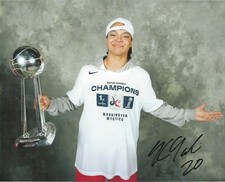 KRISTI TOLIVER Signed 8.5 x 11 Photo Signed REPRINT Basketball WNBA Wizards