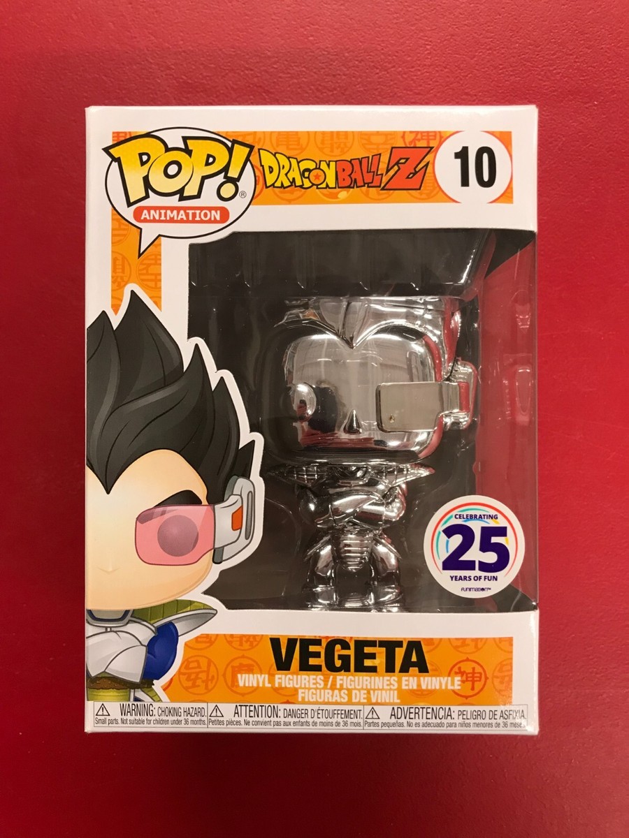 【pop1】dragonball vegeta ベジータ　psa10 Funko Pop! PSA 8.5 Dragon Ball Z Vegeta #10 Silver Chrome