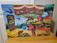 unglinga kids foam shooting game Dinosaur themed indoor outdoor new