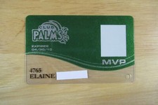 Palms Hotel Casino Las Vegas Nevada Club Players Slot Card MVP Elaine 