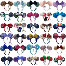 200+Styles DisneyParks Emerald Green Sequins  Loungefly Chocolate Ice Cream Ears