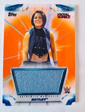 Bayley 2021 Topps WWE Women's Division Orange Event Used Mat Relic Card /75
