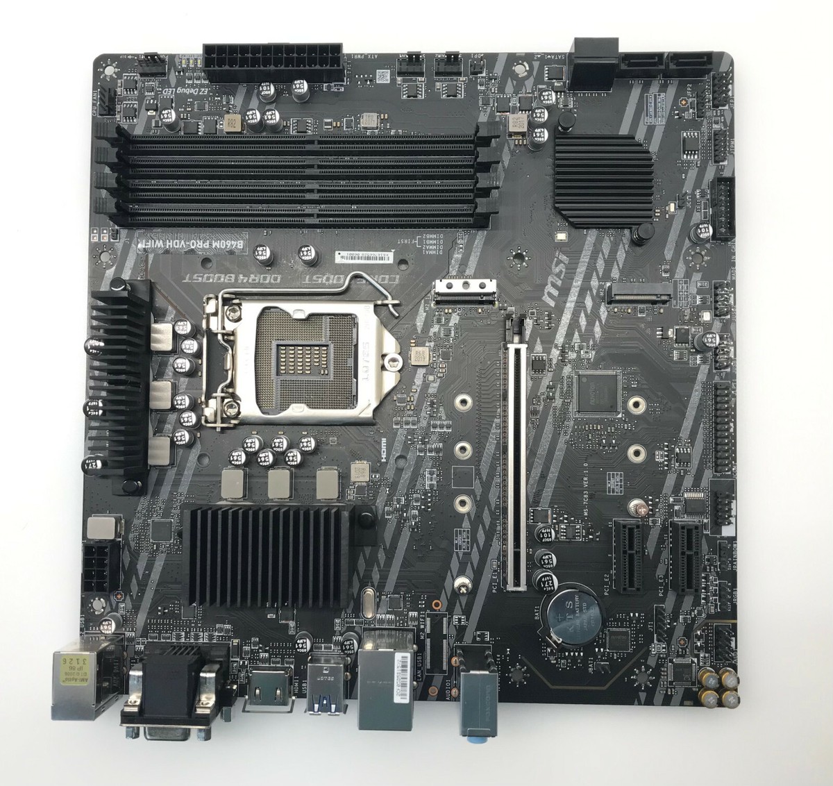 READ ASIS MSI B460M PRO-VDH WIFI Motherboard DEFECTIVE NO