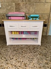 Barbie Doll Ultimate Kitchen Playset Mattel Stove Grill Press Dough T32