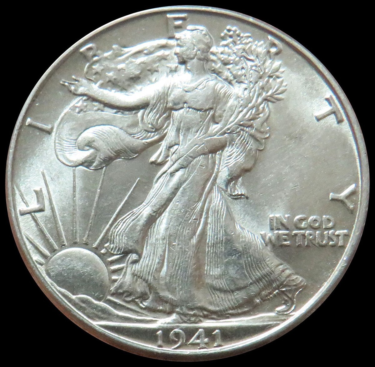 1941 D WALKING LIBERTY HALF DOLLAR CHOICE MINT STATE CONDITION