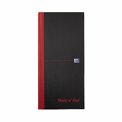 Oxford Black n Red A4 192 Pages Matte Casebound Hard-Back Ruled Notebook Pack of 1 Pack of 5 A4