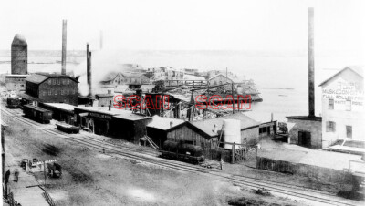 4AA054 NEG/RP 2NDGEN 1890er Jahre? CHICAGO & WEST MICHIGAN RAILWAY MUSKEGON - -