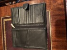 Travelers Pocket Card Passport Business Wallet BROOKSTONE Original Black Leather — photo 3