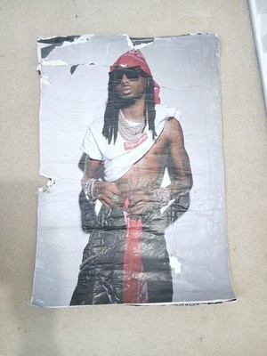 Playboi Carti Supreme London FW 25 Campaign Poster Original Soho