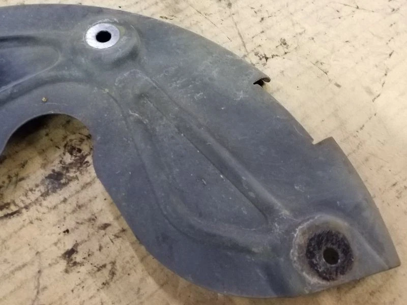 Protetor contra respingos de freio dianteiro esquerdo compatível com 15 2015 16 2016 17 2017 Ford Expedition - Imagem 2 de 4