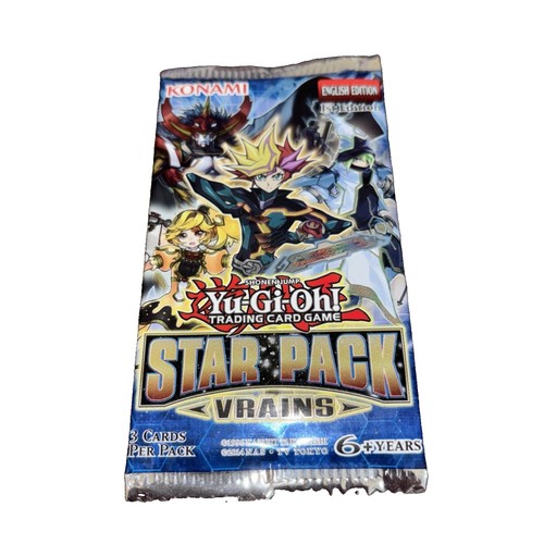 Yu-Gi-Oh TCG Star Pack VRAINS Sealed 3-Card Pack English-Factory Sealed-