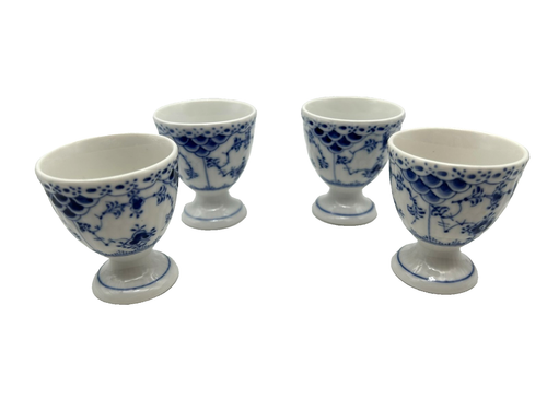 Royal Copenhagen Blue Fluted Half Lace Egg Cup - Thumbnail 2