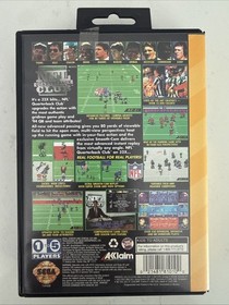 Vintage NFL Quarterback Club- Sega Genesis 32X Video Game Complete