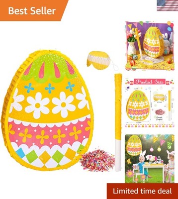 Easter Pinata Decorations Bunny Pinata Kit Easter Egg Pinata for Easter Birth...