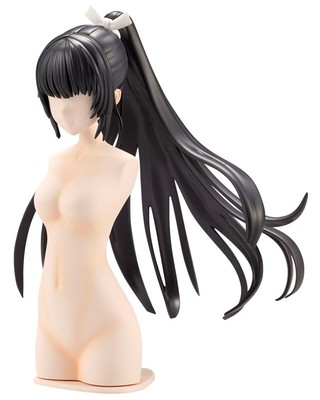 Kotobukiya Sosai Shojo Teien arrangierte Perücke Hime Cut Pferdeschwanz Gesamthöhe ca.
