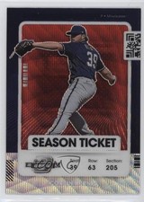 2021 Panini Contenders Season Ticket Optic Red Wave Prizm Corbin Burnes #2 12xs