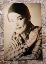 Glenda Jackson, oryginalny podpisany, top duże zdjęcie