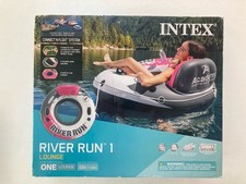 Intex River Run I Lounge 53 inch Inflatable Water Float with Handles - Pink