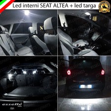 KIT LED INTERNI SEAT ALTEA COMPLETO CANBUS 6000K + LUCI TARGA LED FINO AL 2008