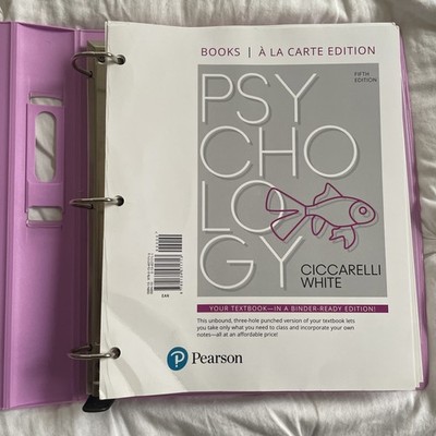 Psychology -- Books a la Carte by J. White and Saundra Ciccarelli (2016,...