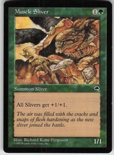 Magic the Gathering TCG Muscle Sliver C Tempest 238