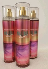 3 Pcs Set Bath  Body Works MALIBU HEAT Fine Fragrance Mist Spray Splash 8oz New
