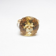 1940s Vintage 14K Yellow Gold 7.85 Ct Natural...