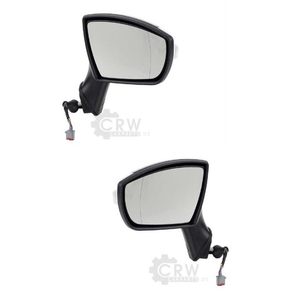 AußEnspiegel Set FüR Ford Kuga 12 Bj. 03.08-12.09 Elektrisch AsphäRisch-image