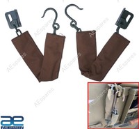 Heckklappe Kette W / Halterung & Abdeckung Paar Braune FüR Jeeps Willys CJ2A