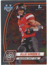 2024 Bowman U University Chrome Ollie Gordon II #197 OSU 1st Bowman