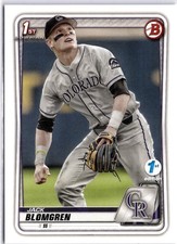 2020 Bowman Draft #BD-162 Jack Blomgren