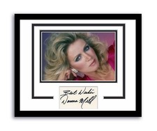 Knots Landing Donna Mills Autographed 11x14 Framed Photo Abby Cunningham ACOA