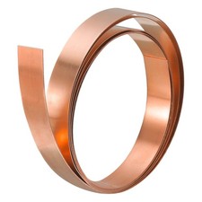 uxcell Copper Sheet Roll, 2000mm x 10mm x 0.2mm x x 0.2mm,
