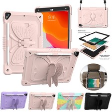 Butterfly Stand Case Cover For iPad 5th 6th 7...