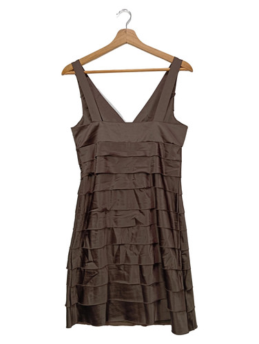 RINASCIMENTO Tubino Donna Marrone Elegante Mini Party (IT 40, EU 36) - Foto 2 di 3