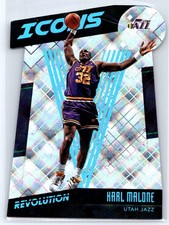 2015-16 Panini Revolution #14 Karl Malone Icons Cosmic #/100