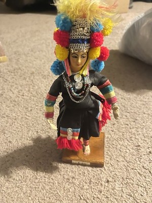 E. Kaw Handmade Thai Ethnic Doll Traditional Costume Collectible Figurine