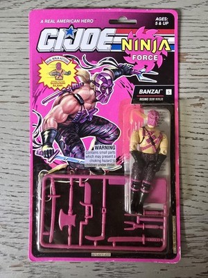 G.I. JOE NINJA FORCE BANZAI - VINTAGE 1992 HASBRO - ACTION FIGURE FACTORY SEALED