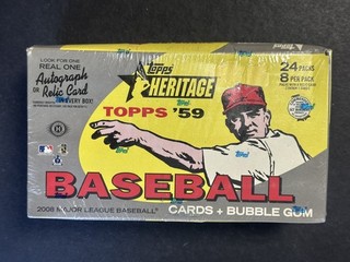 2008 Topps Heritage Baseball Hobby Box Sealed Kershaw Scherzer RC Year