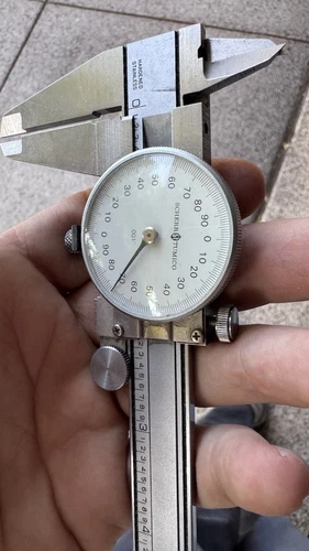 SCHERR TUMICO Precision Dial Caliper .001” Graduation EUC Vintage