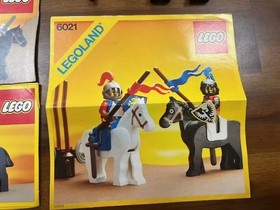 LEGO Castle 6021 Jousting Knights 37 pcs-丨With Instruction丨No box！